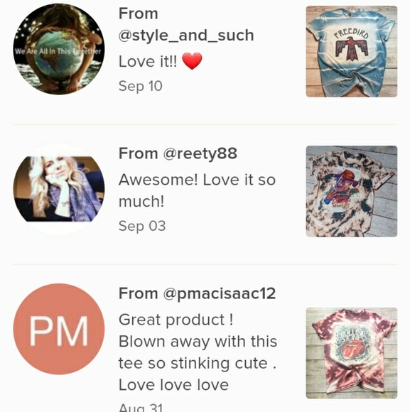 Bleached Style Rolling Stones Band Shirt Maroon - Picture 7 of 7